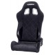 CORBEAU BOSS EVO ALL BLACK CLOTH/DIAMOND STITCH CENTRE RIGHT/LEFT HAND SEAT